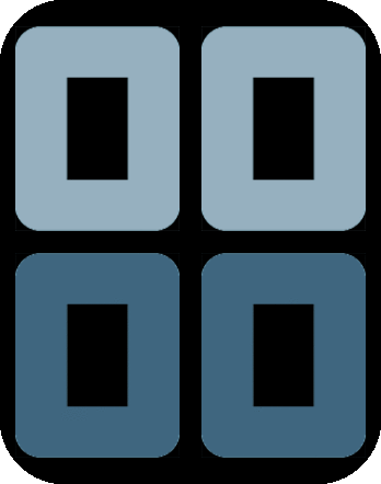 Numerals Duo Sea Blue