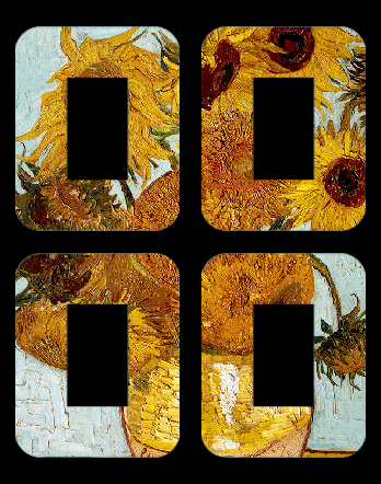 Numerals Duo Van Gogh Yellow
