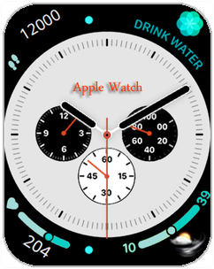 Apple Watch white,blue