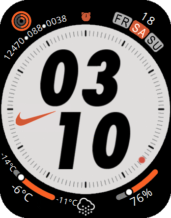 Nike Black/White/Orange