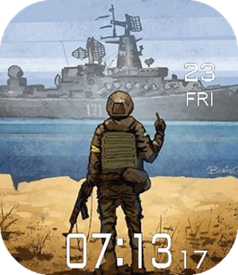 russian ship fuck off