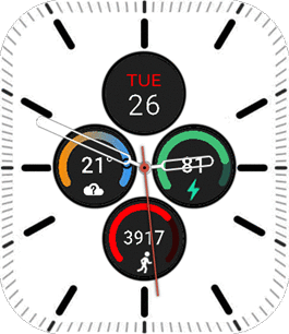 Meridian White Smooth Second