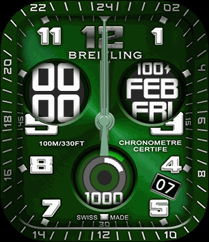 Breitling Chronospace Evo Smart Green