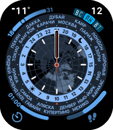 World time blue a
