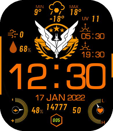 Elite Dangerous Clock