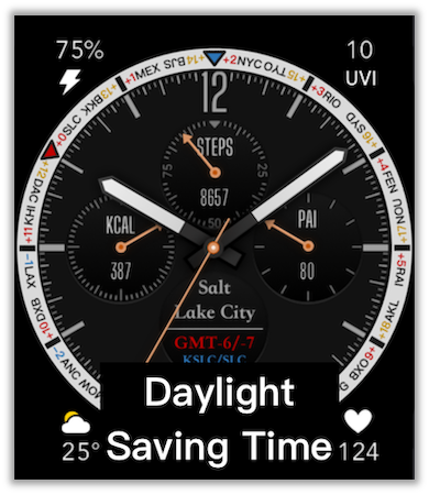GMT-6/-7 Daylight Saving Time