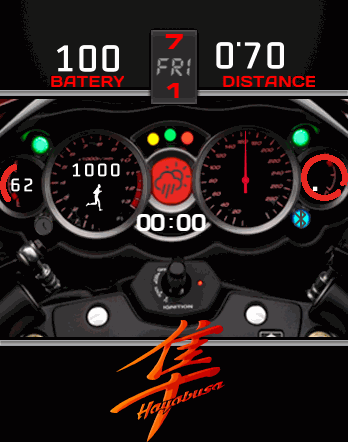 HaybusaG2_Dash_clock