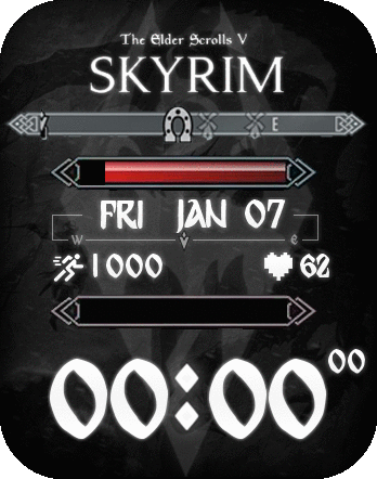 Skyrim Watch Face