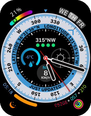 Apple watch ultra blue