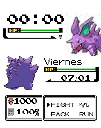 Retro Battle pokemon