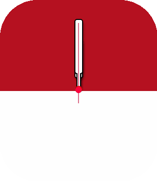 Red white Style watchface