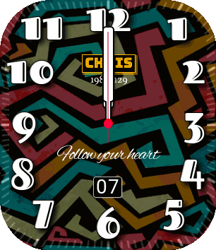 Analog Watch Face (Chris Style 9)