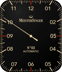 One Hand Watchface Meistersinger