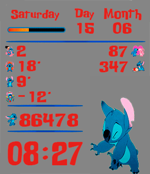 Stitch is in charge here