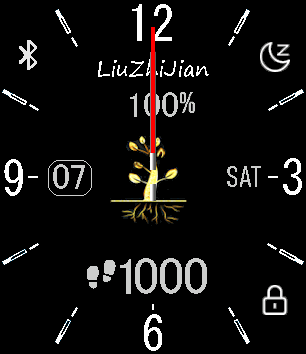 Concise pointer dial