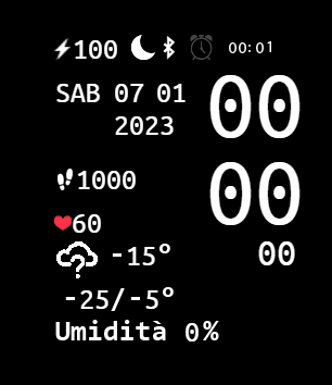 Digitale semplice verticale sinistro