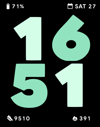 Pixel Flex Watchface