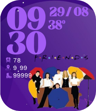 Friends_Série_Roxo