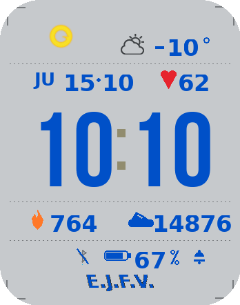 ZERO ES Gris Claro Azul Intenso