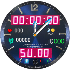 Vlintage led ana digi watch