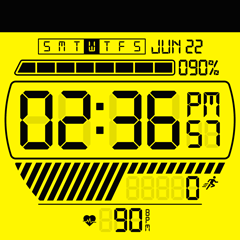 RAF27 - Yellow Classic Digital