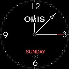 Simple Black Watchface