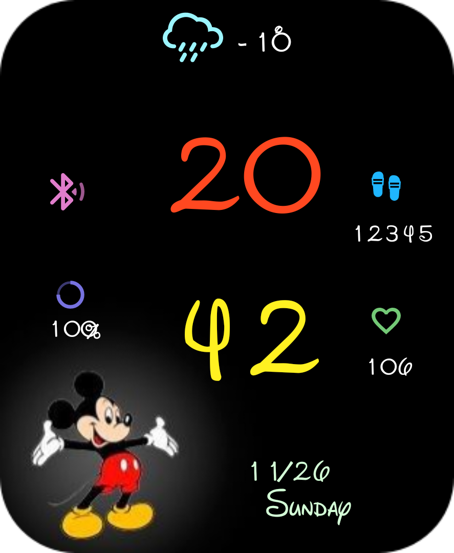 mickey mouse custom