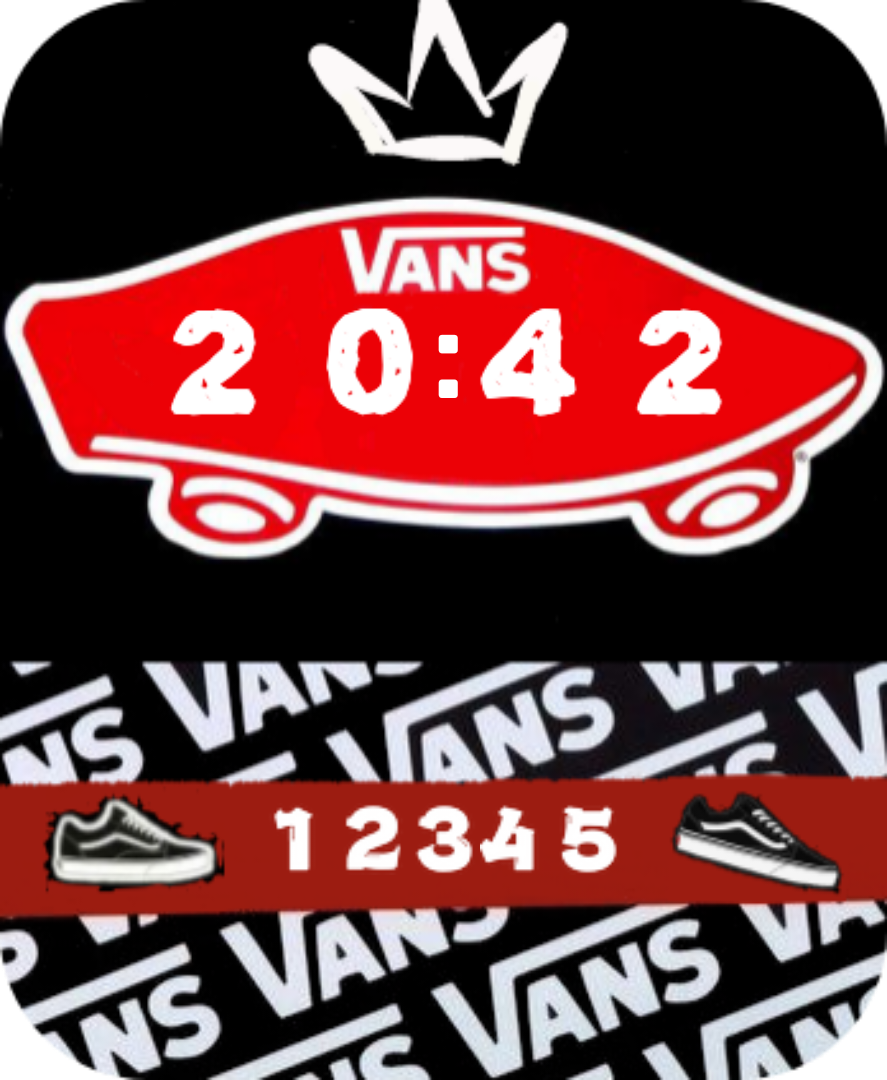 Vans red