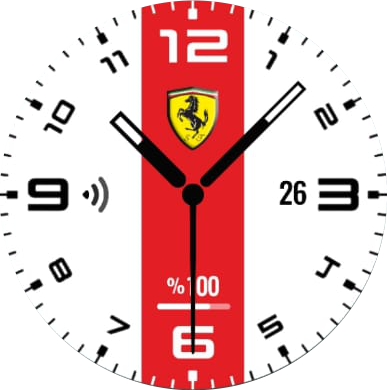 Ferrari Analog White-Red