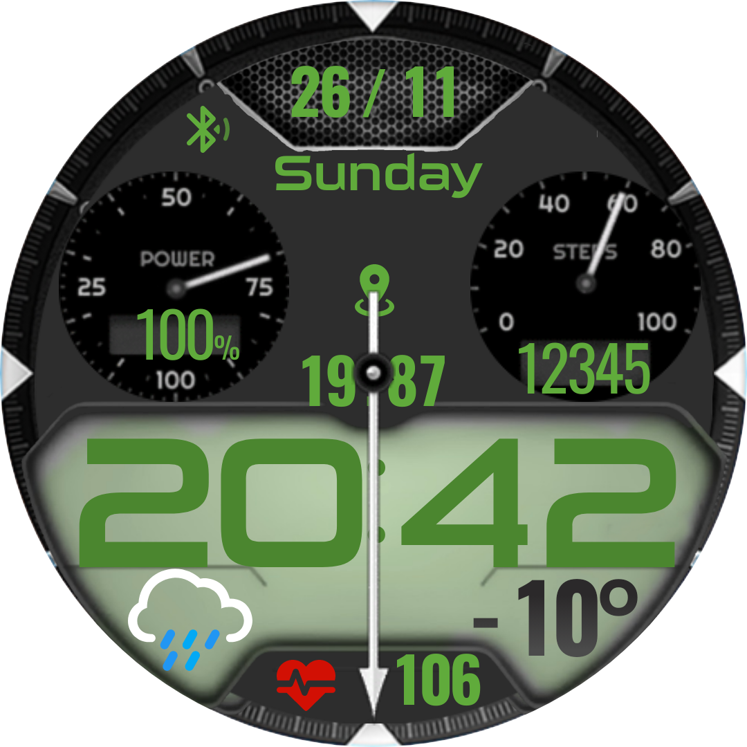 SNest BattStp SH GreyU GreenLD G