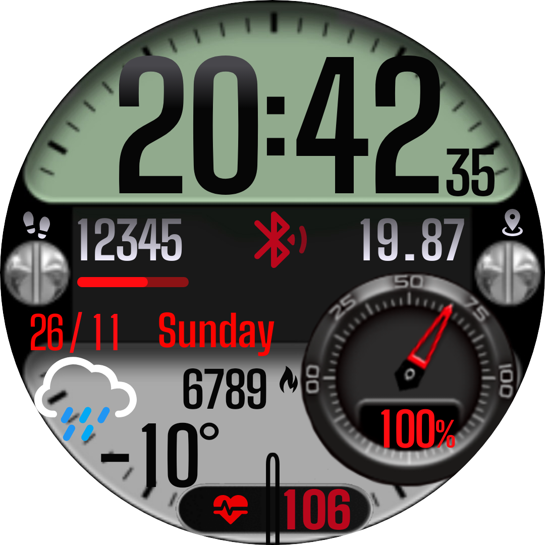 SNest BattSlvr GreenU GreyD BlackC