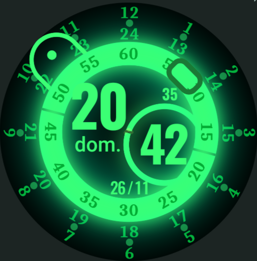 Bioluminescence watch