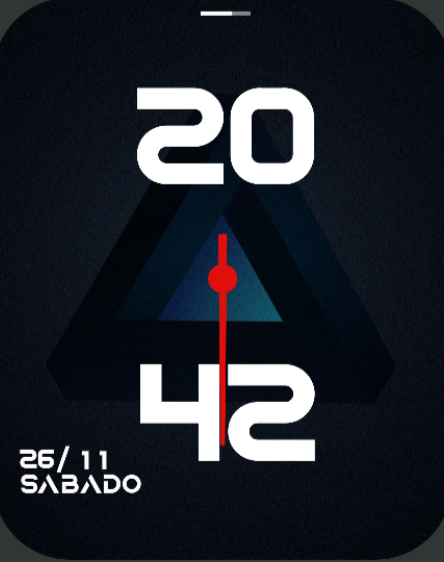 Penrose Triangle Digital Clock