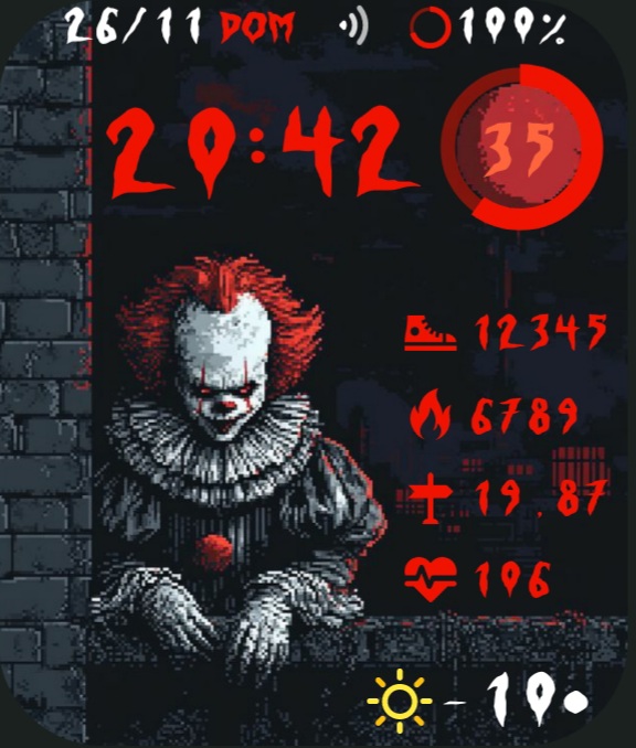 Pennywise Pixel-Horror (It)