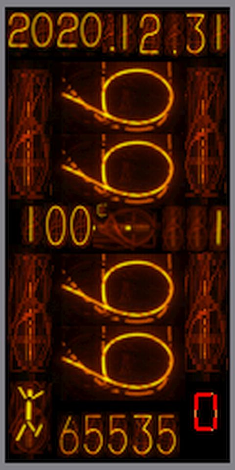 Old Electronics Clock