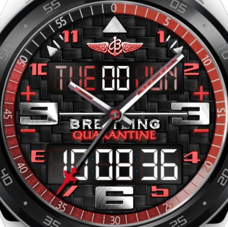 Breitling Red&Silver, English version