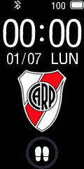 River Plate con fondo Negro V2