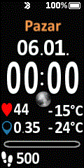 Modern turkish watch face
