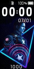 Neon Captain America