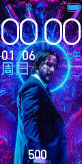 Keanu Reeves's (JOHN WICK) Watchface