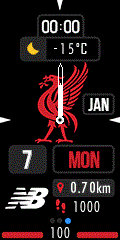 [New Version] Liverpool FC Analog & Digital Clock With Month Information