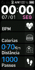 Digital Watch Face (Versão Português)