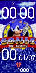 Sonic with Second counter
