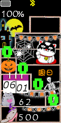 木架上的猫 (万圣节）cats on wooden rack （Halloween）