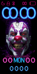 Clown Halloween Neon