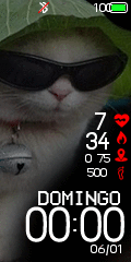 Cat WatchFace PTBR