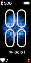 Blue Flower + Numbers V 0.3 by d.Bak ( It + En )