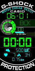 G-shok watchface for new firmware