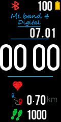 Mi band 4 digital
