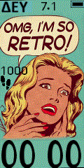 Retro woman